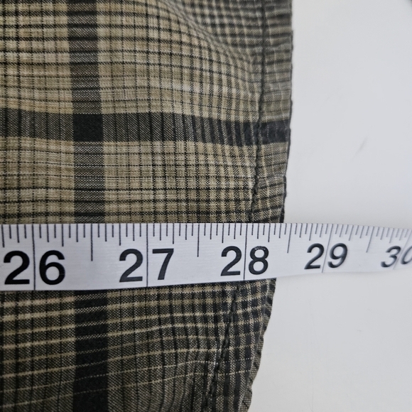 prAna Mens Button Up Plaid Shirt Sz XL Hiking Outdoor Gorpcore - Picture 6 of 7